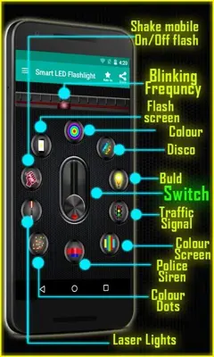 LED Flashlight android App screenshot 2